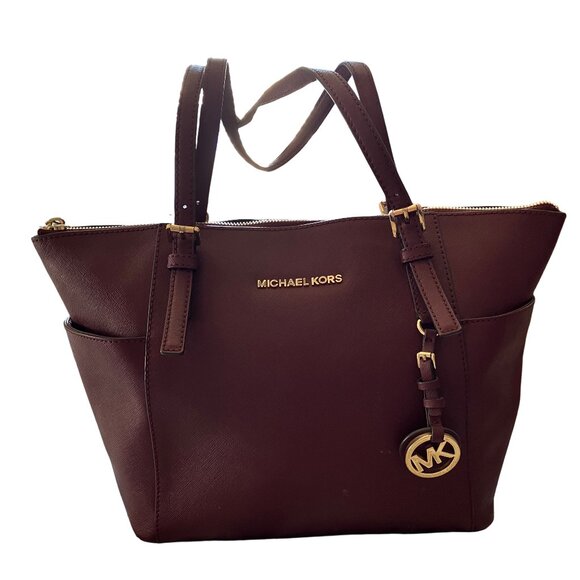 EUC Michael Kors Jet Set Top-Zip Tote Bag - Picture 1 of 12